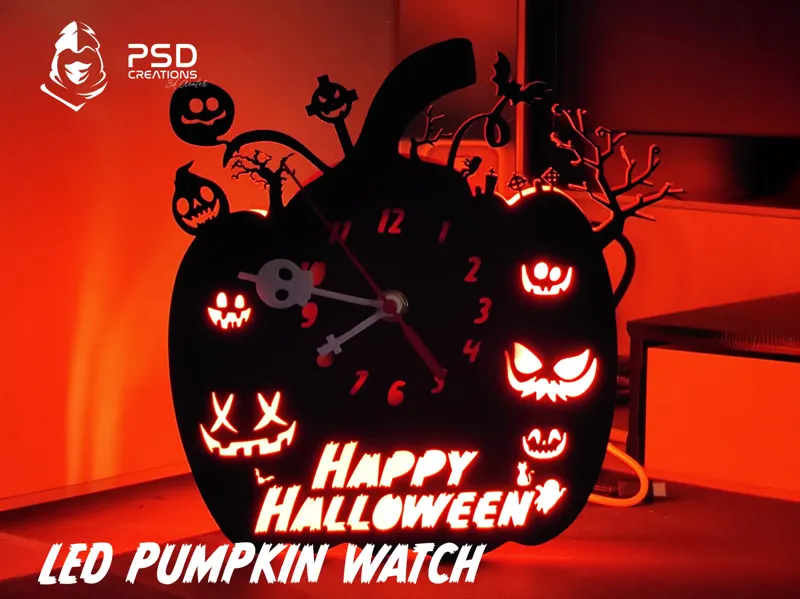 LED Halloween Pumpkin Watch V2