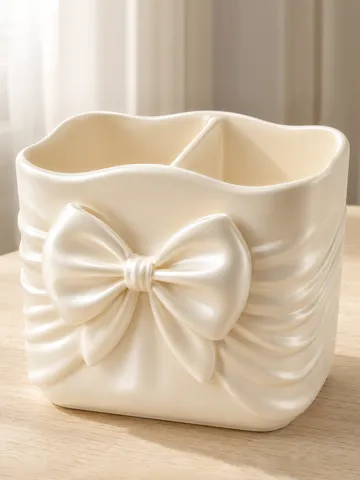 Modelo para impresión 3D: 褶皱蝴蝶结分格笔筒 — vista de referencia 2