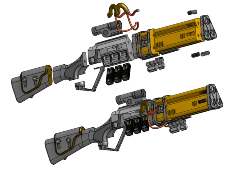 LAS-13 Trident Helldivers 2