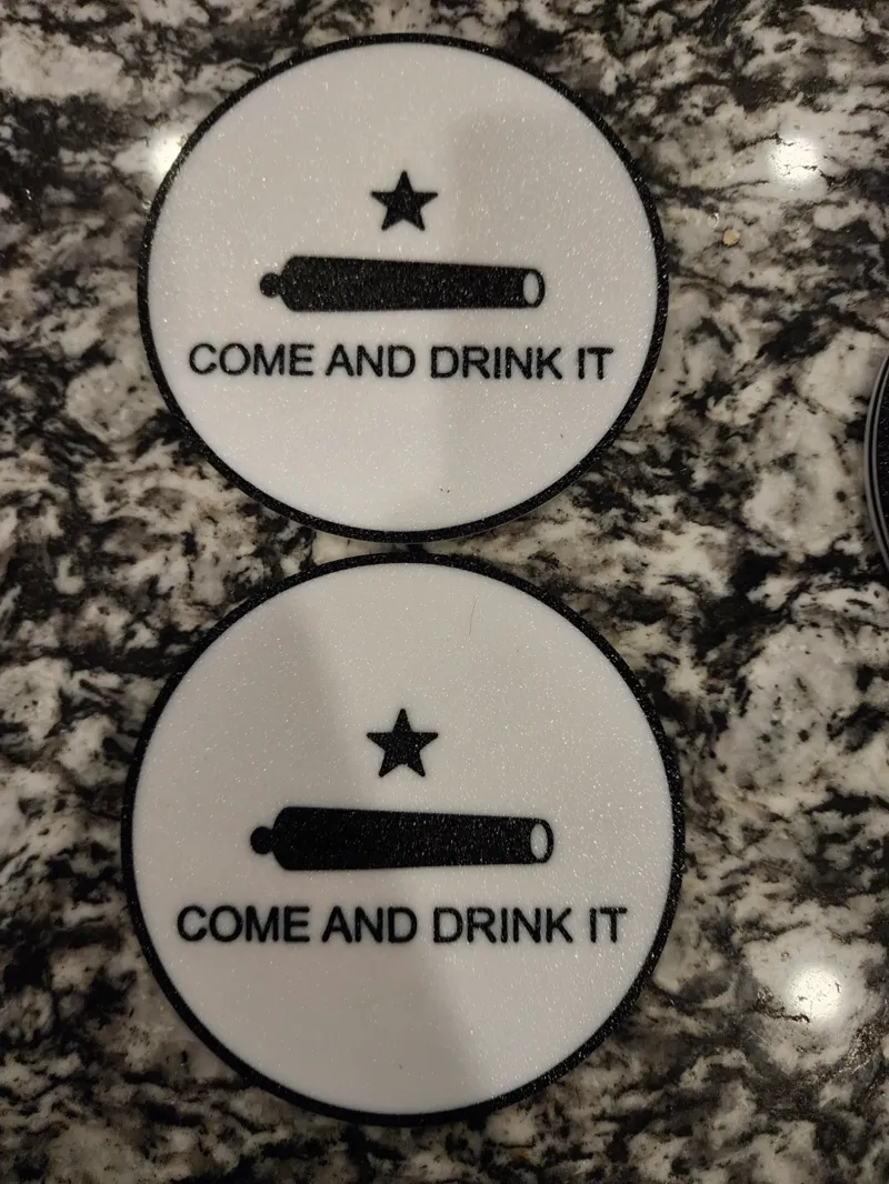 Come and Drink it coaster
