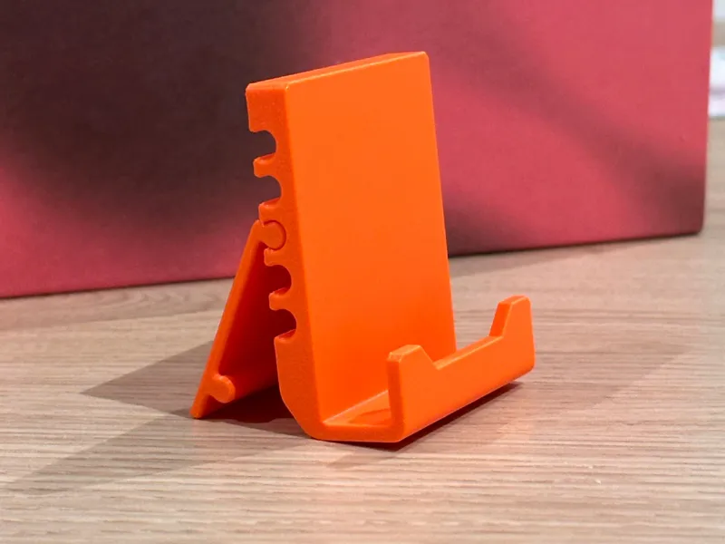 Adjustable phone holder, print on place, EASY!