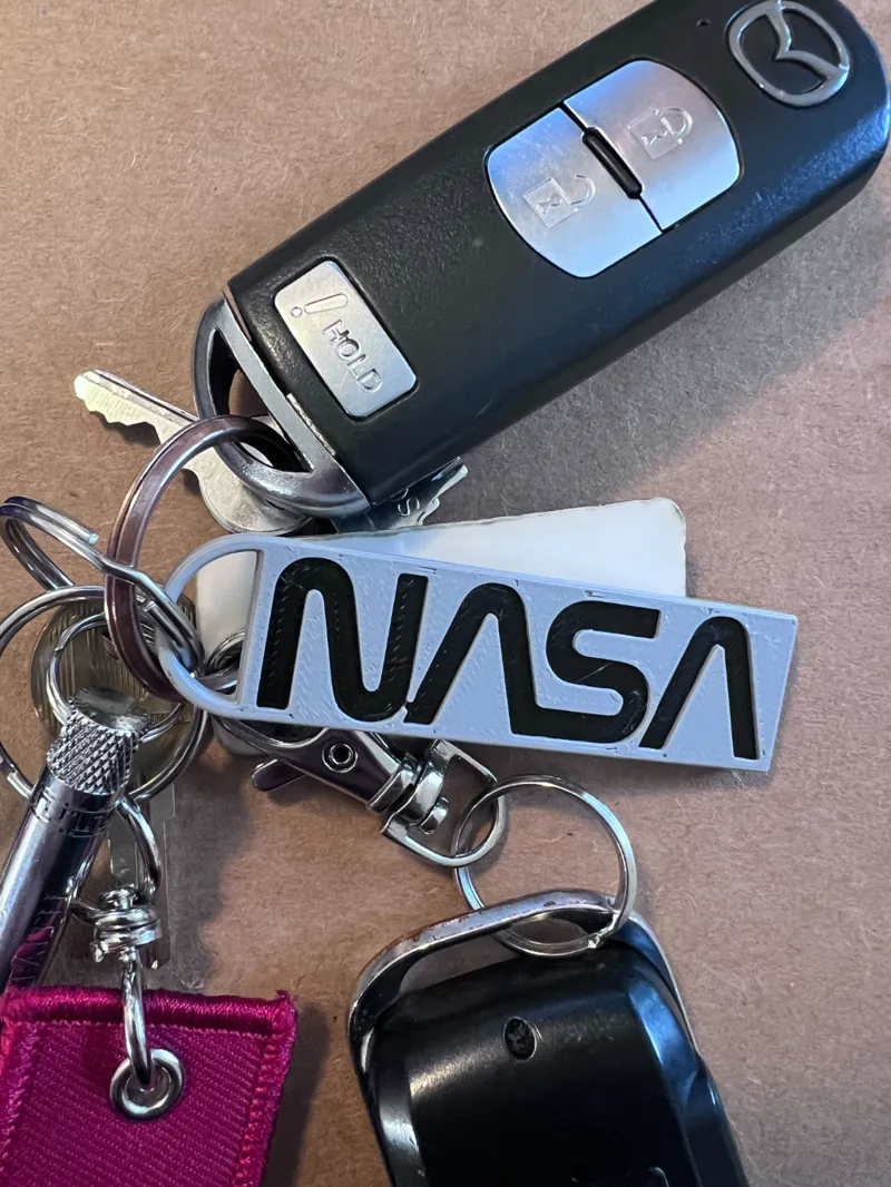 NASA Logo Keychain