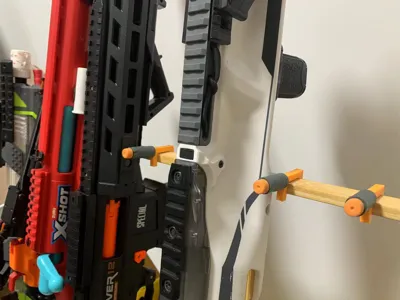 Low-cost flower stand converted into toy storage rack dividers and hooks