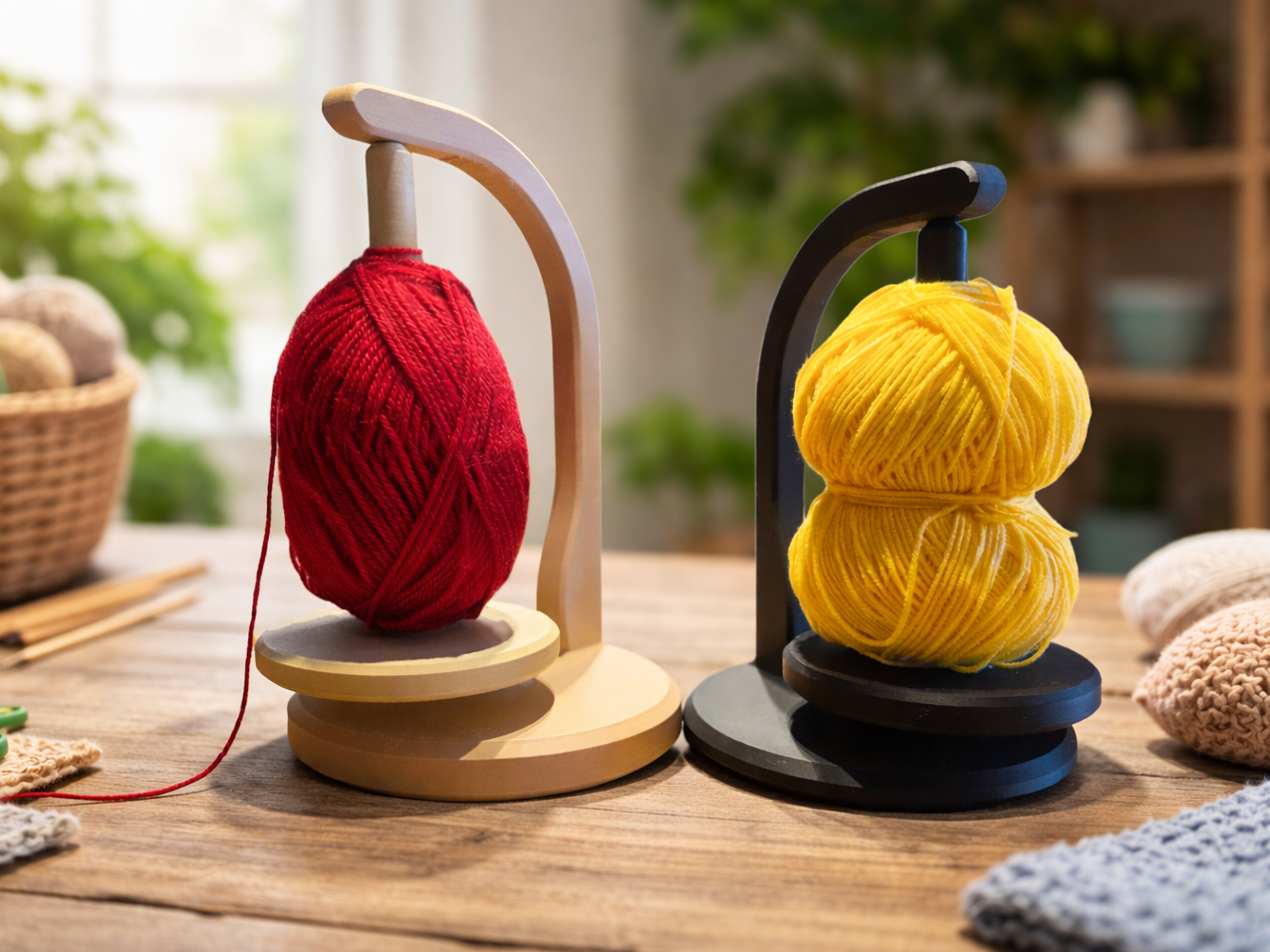 Spinnable Magnetic Yarn Holder