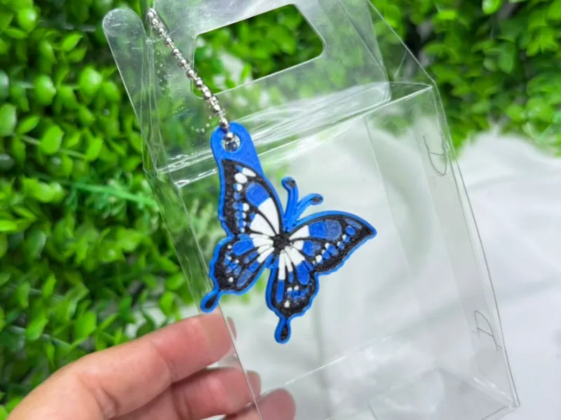 Chaveiro Borboleta Azul