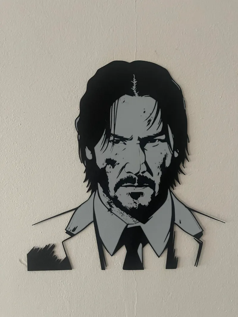 John Wick wall art
