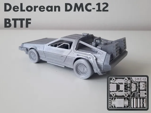 DeLorean DMC-12 (Back to the Future) - Kit card