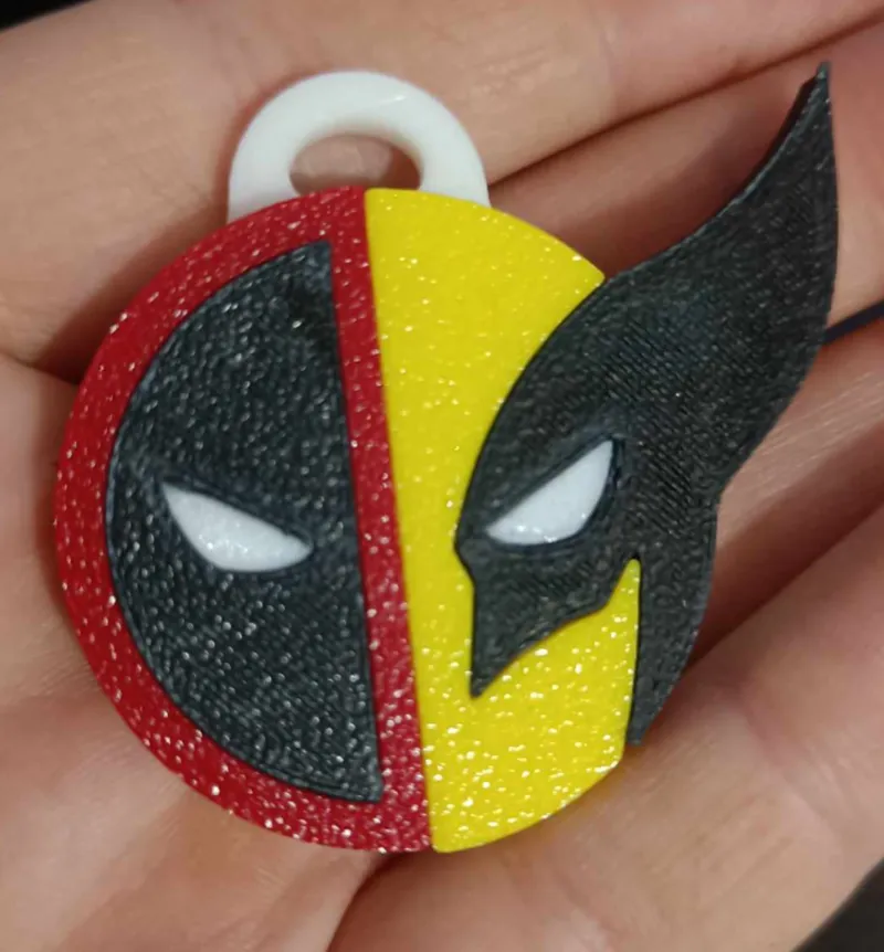 DeadPool Wolverin Keychain (No AMS)