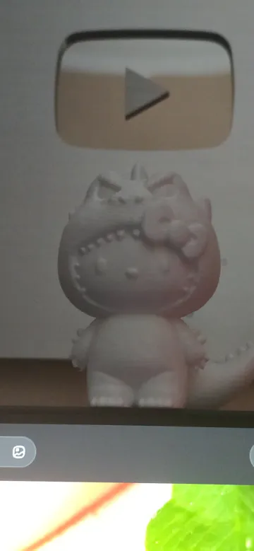 Figura decorativa: Hello Kitty Godzilla Kaiju Figure | Cute Monster — vista de referencia 2