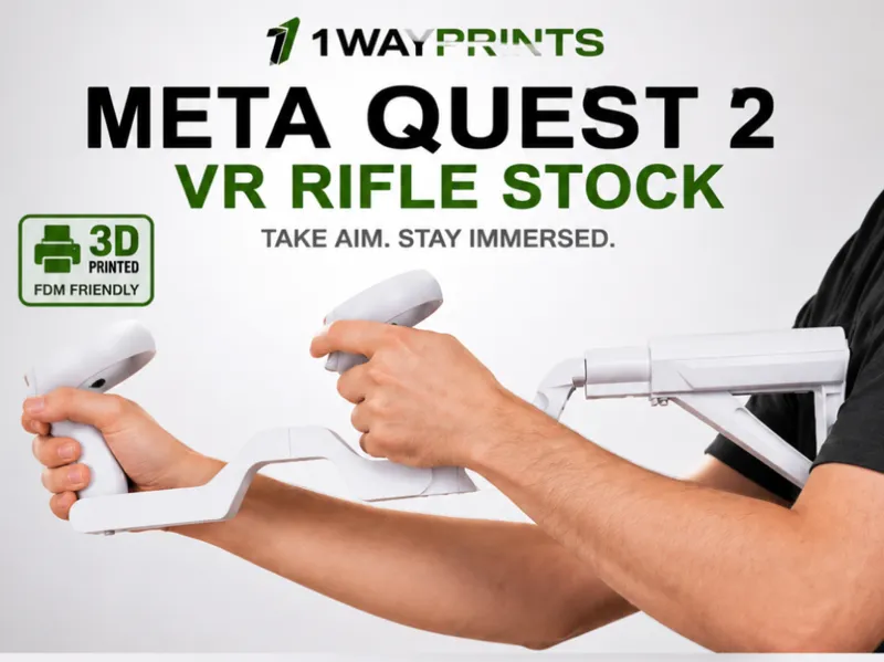 Quest 2 Gun Stock