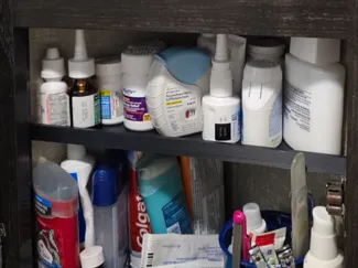 Grand Design Imagine 2400 medicine cabinet  shelf