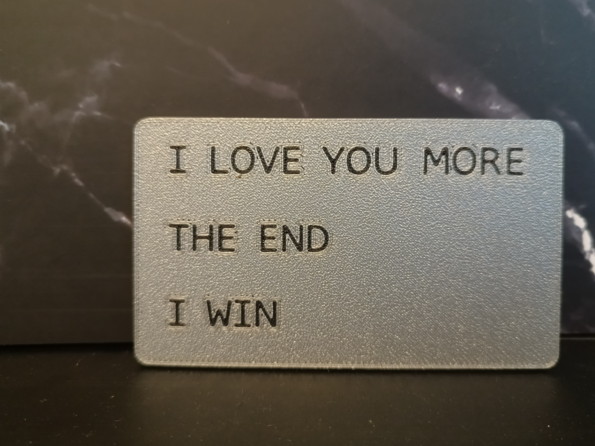 i love you more ,Karte und Magnet