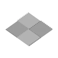 Panneau acoustique 20x20 cm — photo 3