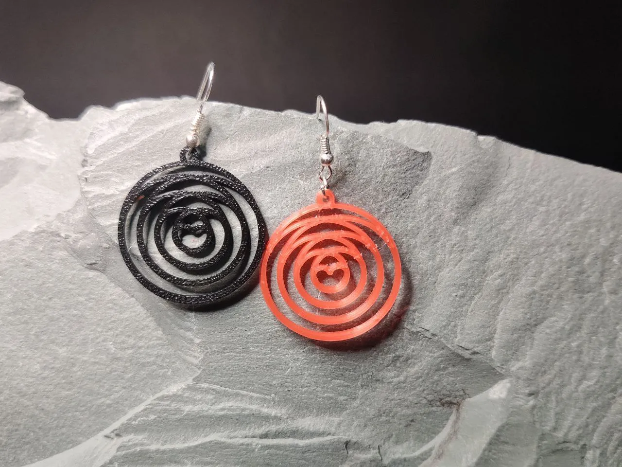Love Spiral - earrings view 2