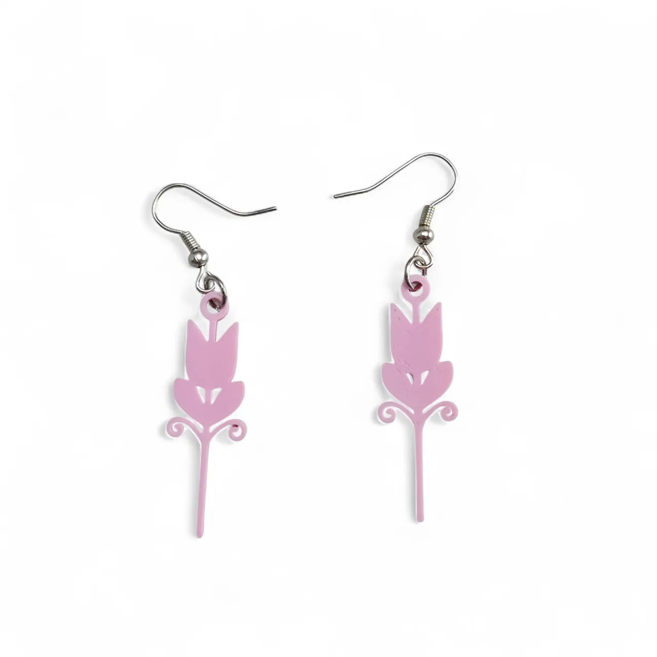 tulip shaped earrings view 3