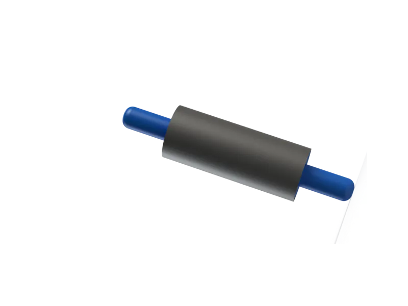 A roller for plasticine