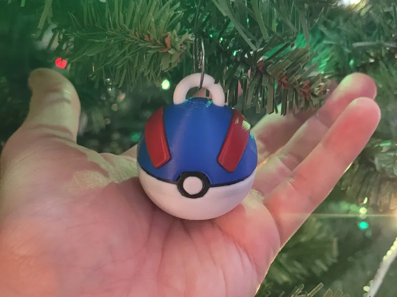 Great Ball Pokémon Christmas Ornament