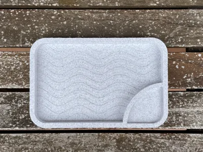 Minimalist Zen Desktop Tray