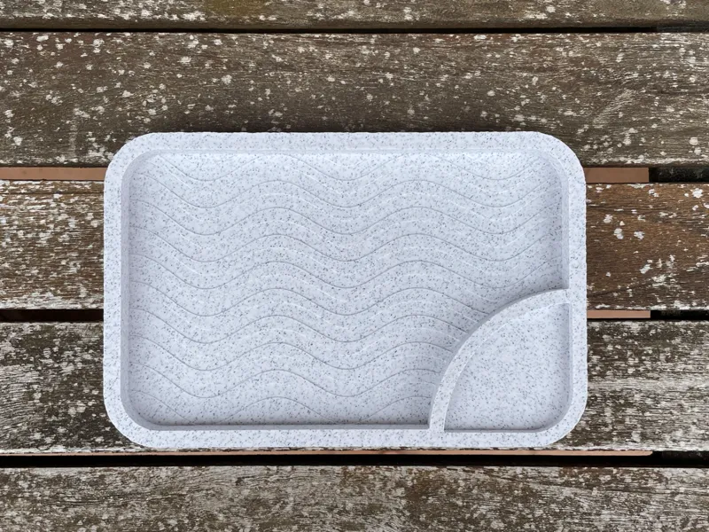 Minimalist Zen Desktop Tray