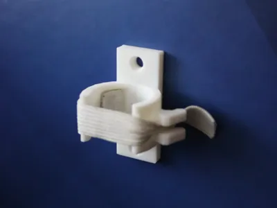 Rod holder with rubber