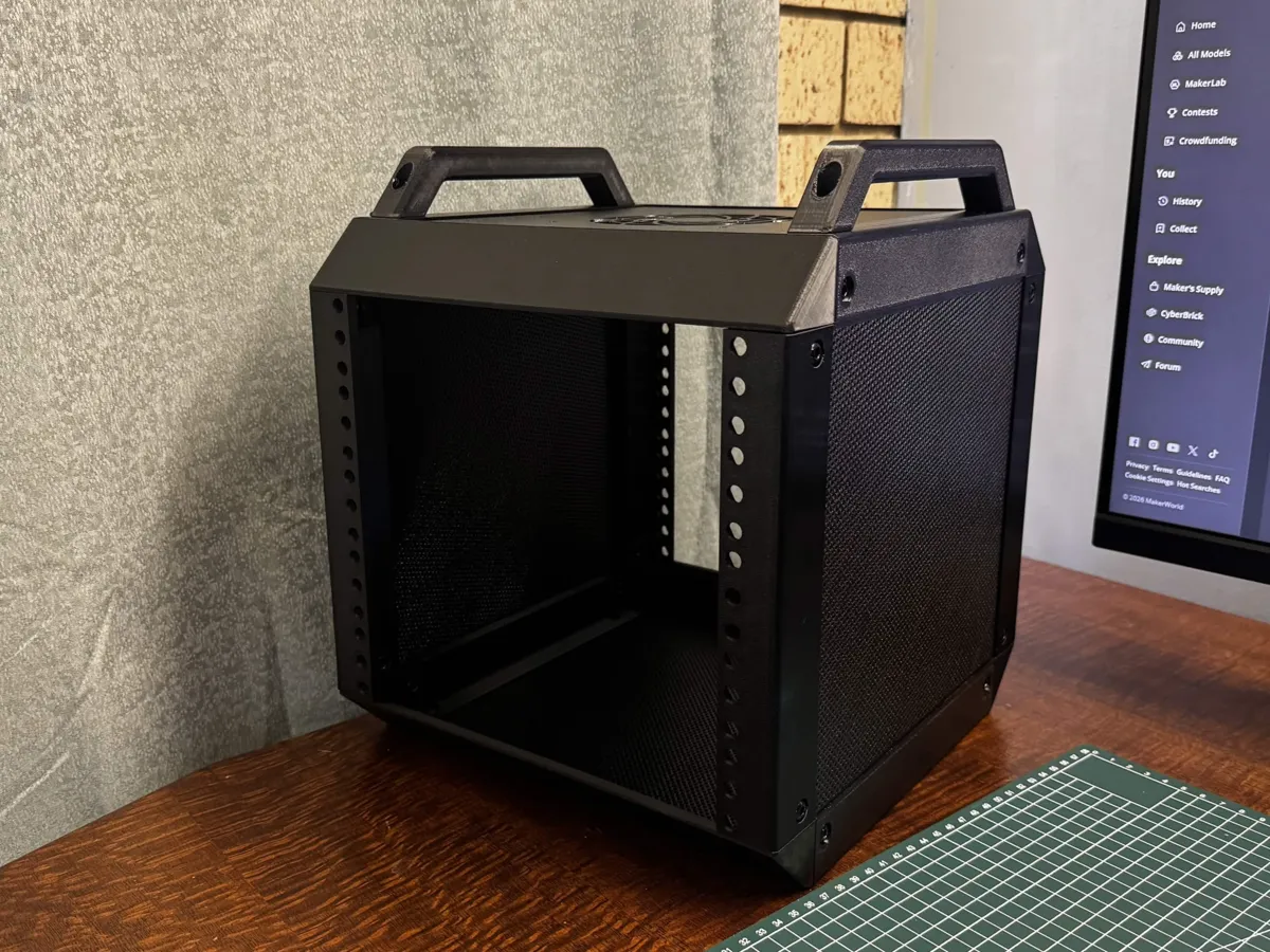 Lab Rax Bolted Version 5U (Extended) - Free 3D Print Model - MakerWorld