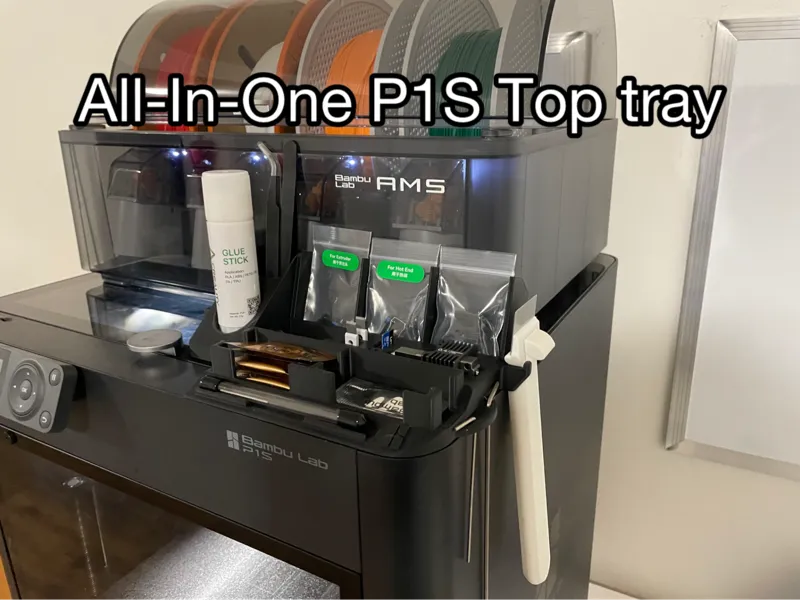 Top Tool Storage Organizer For P1S