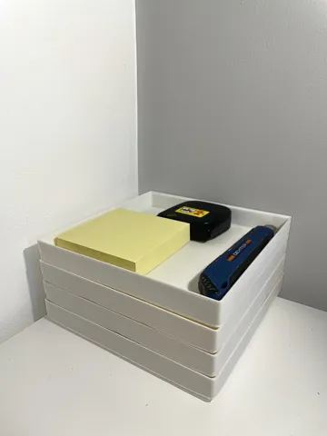 Organizador: 60 storage & stackable bin set — vista de referencia 4