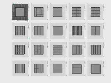 Organizador: 60 storage & stackable bin set — vista de referencia 2