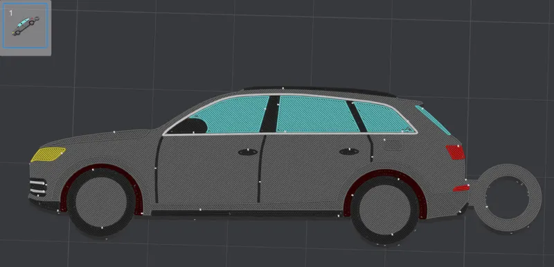 KEYCHAIN AUDI Q7