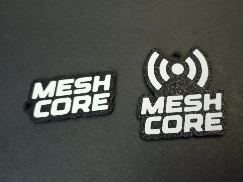 meshcore keychains and magnets