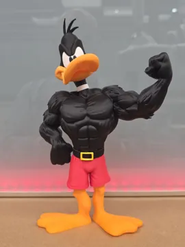 Accesorio para impresora 3D: Daffy Duck The Bodybuilder / NO AMS — vista de referencia 4