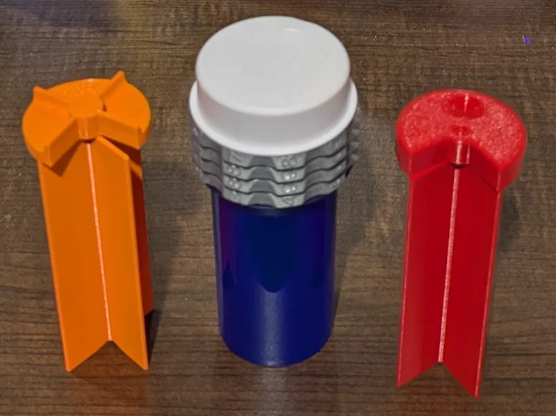 Safe RX Pill Bottle Divider