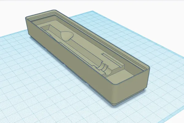 Bac Gridfinity 1x4x2 pour ébavureur Parkside