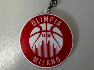 Olimpia Milano Basketball Keychain