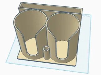 Plastic Cup, Lid, Straw Dispenser - Half Size