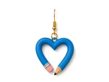 Pendientes: Heart Pencil Earrings — vista de referencia 4