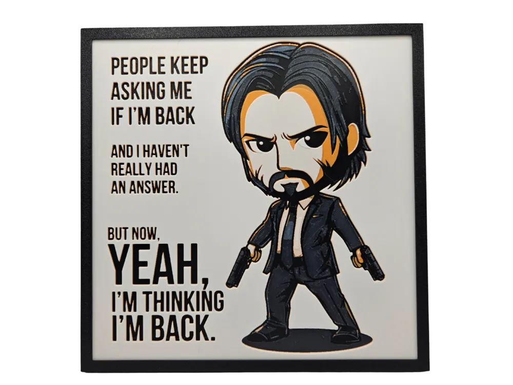 John Wick Quote - Chibi Edition