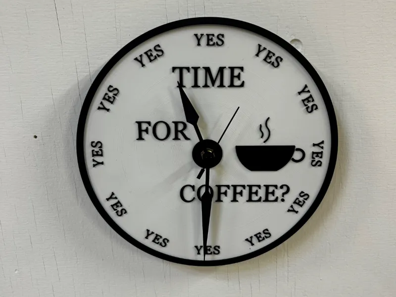 Time for coffee clock