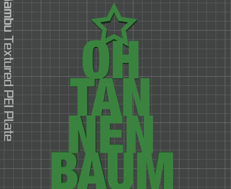 Oh Tannenbaum Schriftzug