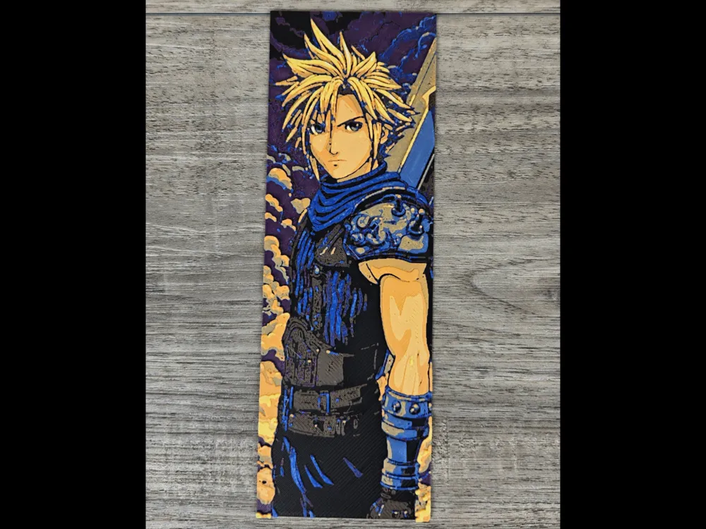 Cloud Strife Bookmark