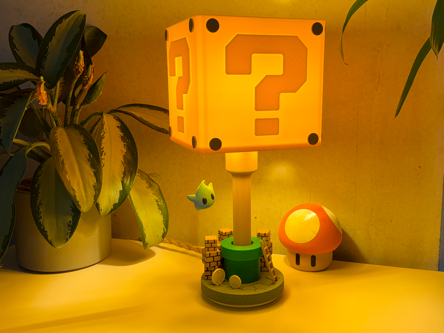 Question Block Lamp - No AMS - Galaxy Edition