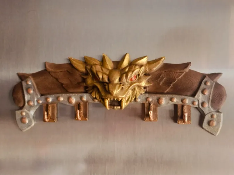 Dragon Head Display Magnet Fridge Hanging