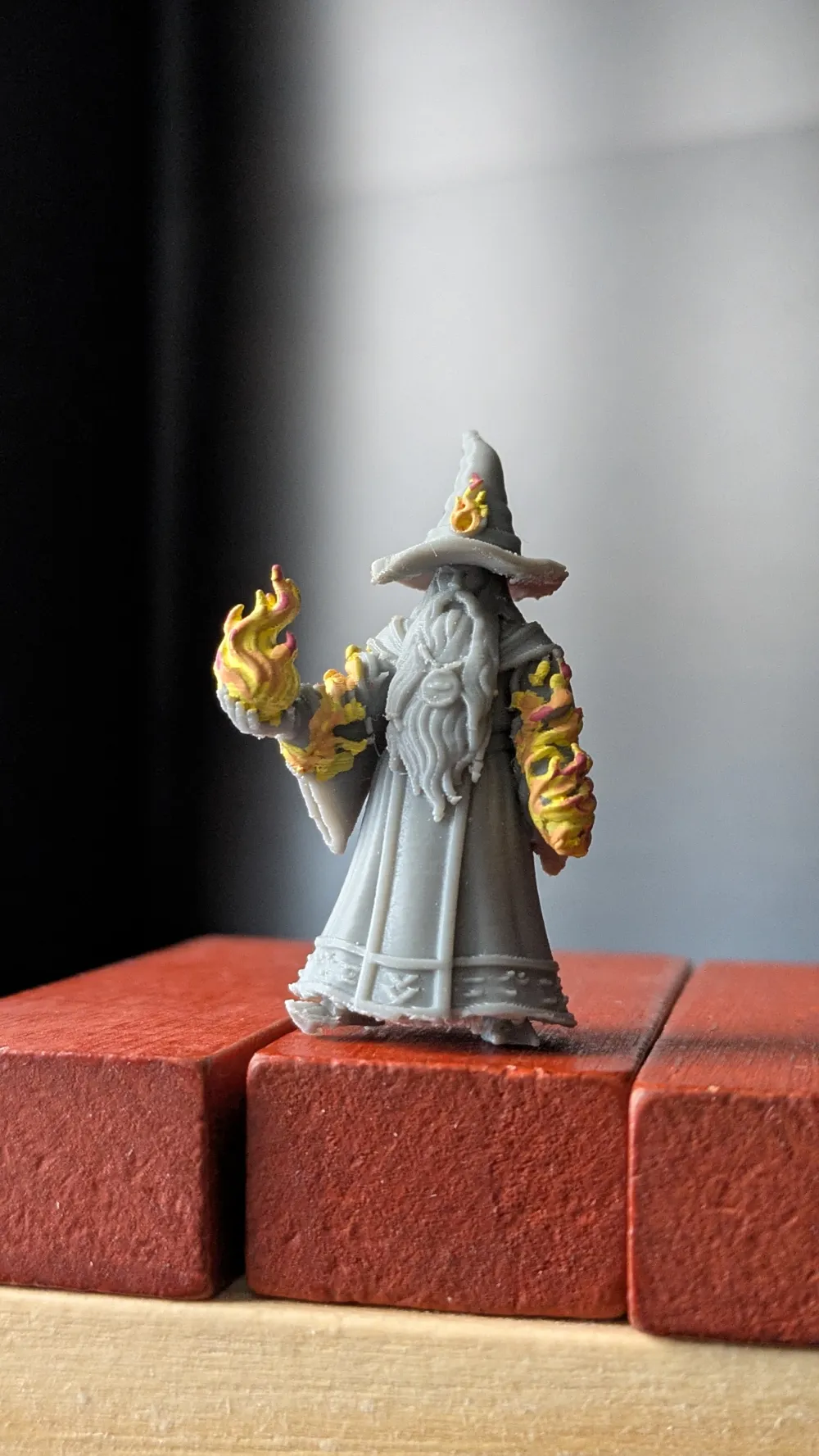 Fire Wizard - Free 3D Print Model - MakerWorld