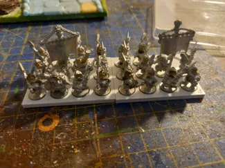 50*40mm Miniature stand for 10mm figures