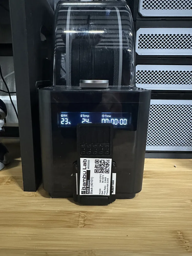 AMS Slot Label and Filament Sample Card Holder - Free 3D Print Model ...