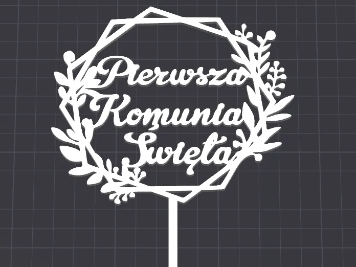 First Holy Communion Cake Topper