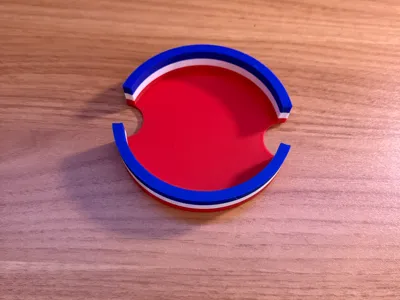 USA Coaster Holder Red White Blue American Flag