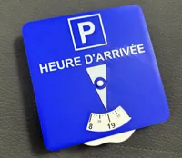 Disque de stationnement Horloge