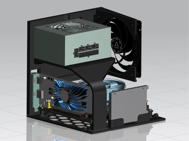 Mini-ITX Cube PC Case Chassis