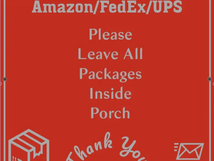 Porch Sign
